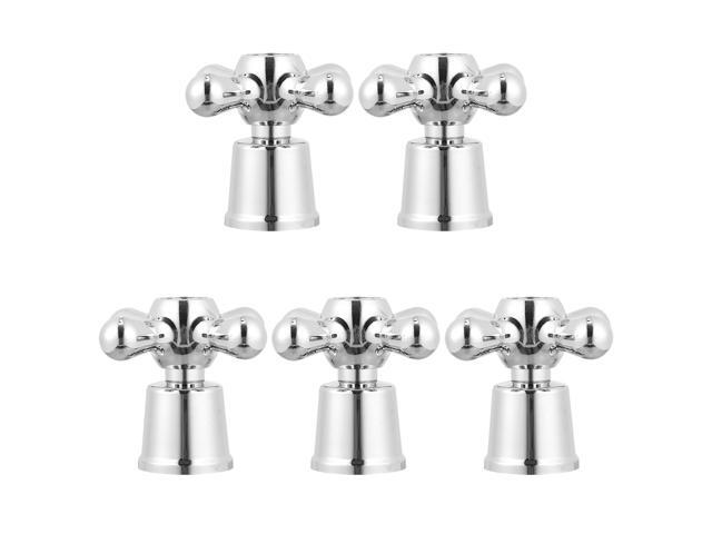 5Pcs Faucet Handles Replacement Useful Faucet Hand Wheels Faucet Switch Handles for Bathroom