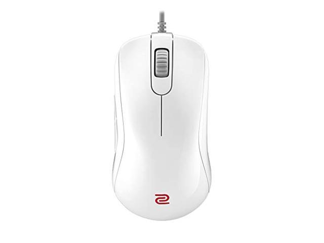 benq zowie s2 symmetrical gaming mouse for esports white edition professional grade performance driverless glossy coating small size