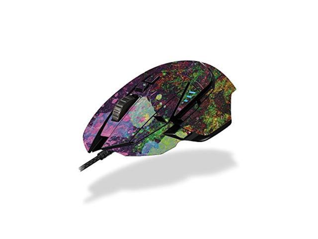 mightyskins skin compatible with logitech g502 proteus spectrum gaming mouse - paint drip protective durable and unique vinyl wrap cover easy