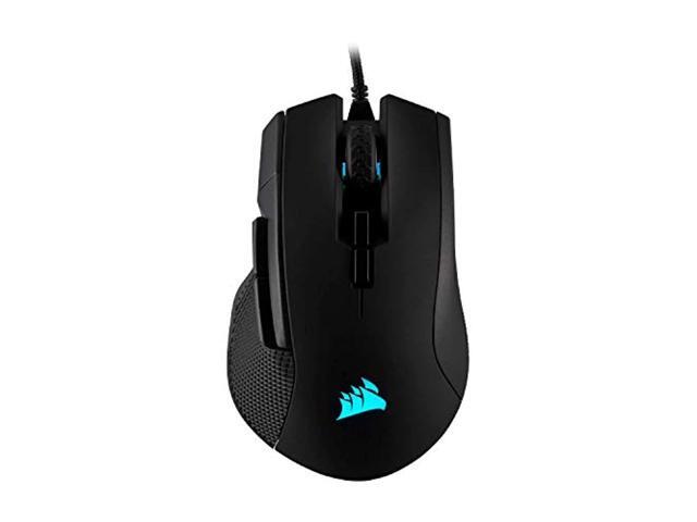 corsair ironclaw rgb - fps and moba gaming mouse - 18000 dpi optical sensor - backlit rgb led black (renewed)