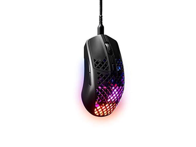 steelseries aerox 3 - super light gaming mouse - 8500 cpi truemove core optical sensor - ultra-lightweight water resistant design - universal