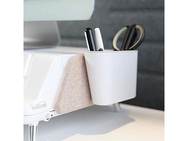 flexispot 2- pack monitor stand workstation s6 removable storage holders home and office desk organizer with pen holder multifunctional organizer