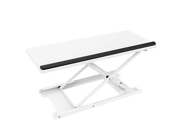 humancentric keyboard and mouse stand (white) - adjustable riser for standing desks/desktops and sit stand desks lifts up to 13 inches in height