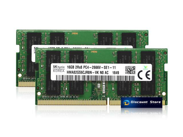 HMA82GS6CJR8N-VK 16GB DDR4-2666MHz SoDi… Hynix HMA82GS6CJR8N-VK 16GB 2666MHz RAM Memory - PC4-21300 (DDR4-2666) DDR4  SODIMM