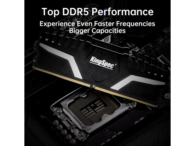 NeweggBusiness - KingSpec DDR5 Computer Memory 32GB(2×16GB 