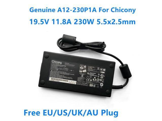 Chicony 19.5v 11.8a A12-230P1A A17-230P1A a230a012l 230w acアダプター充電器 (msi p6 Genuine Chicony AC Power Supply Adapter A12-230P1A 19.5V 11.8A