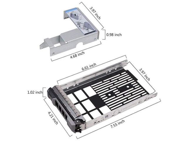 3.5 SAS SATA HDD Hard Drive Tray Caddy For Dell PowerEdge 058CWC | UK