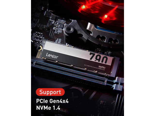 NeweggBusiness - M.2 4TB Lexar NM790 High Speed NVMe PCIe4.0 x 4