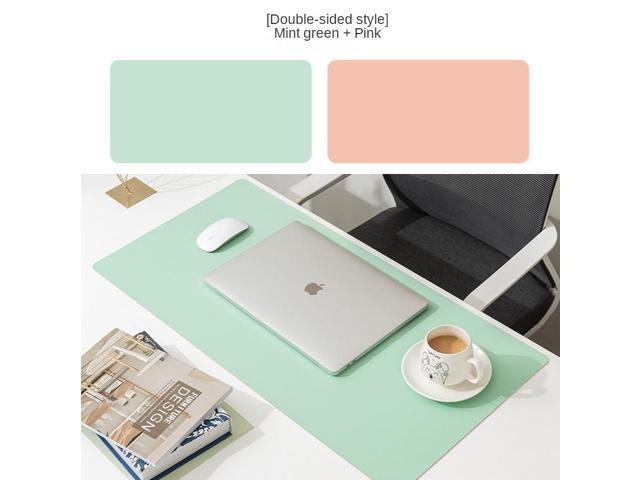 Large PU Leather Computer Desk Mat Dual Sided Use Waterproof