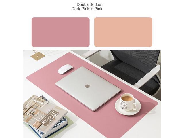 Large PU Leather Computer Desk Mat Dual Sided Use Waterproof