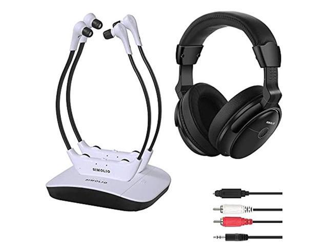 SIMOLIO Digital 2.4GHz Dual Wireless TV Headphones w/100ft Long-Distance, Hearing Protection Wireless Headphone for TV Watching, TV Listening Device f SIMOLIO SM-8245 Digital 2.4GHz Dual Wireless TV Headphones User Manual