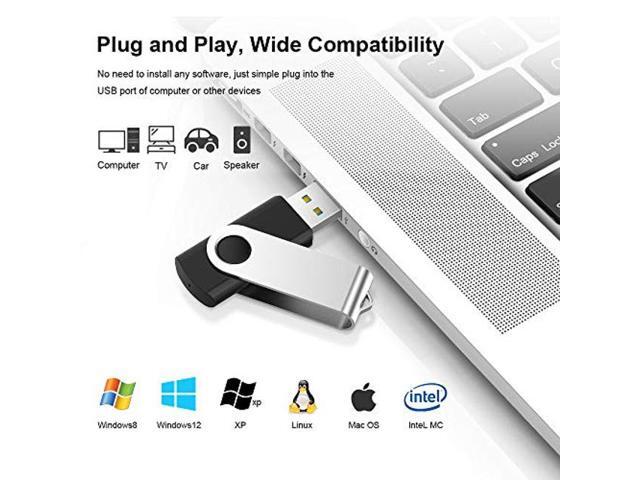KEXIN 100 Pack 8 GB Flash Drive Bulk USB Flash Drive Thumb Drive Bundle USB Flash Drives Swivel Design Memory Stick USB 2.0 Black Kexin 1gb Flash Drive 100 Pack Bulk Flash Drive 1 | Desertcart