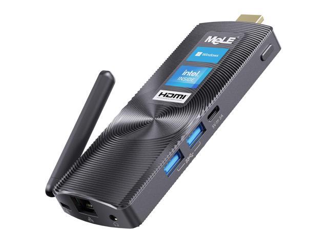 MeLE PCG02 Fanless Mini PC Stick Windows 11 Pro Celeron J4125 8GB 128GB Micro Desktop Computer Stick Support HDMI 4K 60Hz Wi-Fi Ethernet Work 送料無料 : MeLE PCG02 Mini PC Stick Computer Windows 11 Home N100