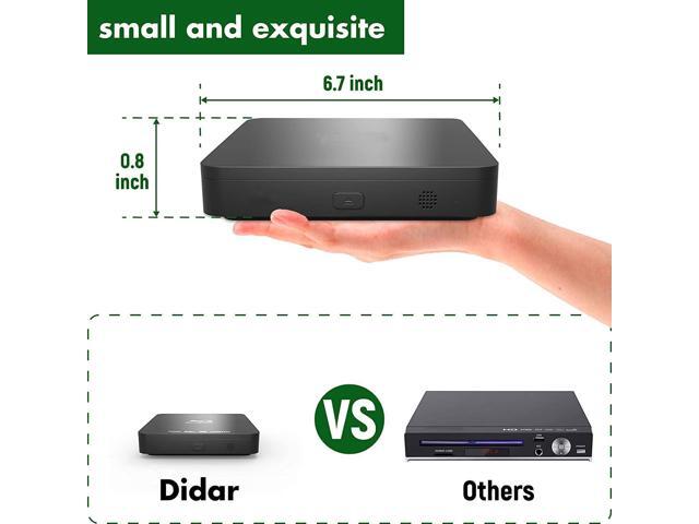 Didarブルーレイディスクプレイヤー Amazon.com: Didar Blu Ray DVD Player, Ultra Mini 1080P Blue