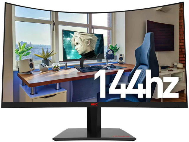 NeweggBusiness - HKC 24-inch 144Hz Gaming Curved Monitor 4ms
