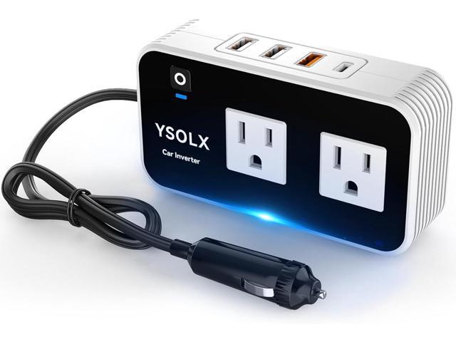 Car Power Inverter Charger - 12V DC To AC Outlet Converter For Laptops & Devices On The Go - View #7