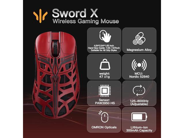 Moise Hyper Cell Sword ハイパーセ Hypercel 15571-HYP HyperGear Chromium Wireless Gaming Mouse