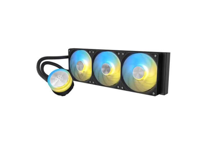 PC用ファン・クーラー SilverStone Frost Knight 360 BLACK NeweggBusiness - SilverStone Frost Knight 360mm All-in-one Liquid