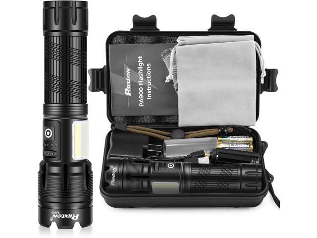 NeweggBusiness - PHIXTON Flashlights Rechargeable LED High Lumens, Powerful 20000 Lumen Flashlight, High Power PHX90 Heavy Duty Red & White Flash Lights, Double Source, for Men Gift Emergency Hiking Work NeweggBusiness - PHIXTON Flashlights Rechargeable LED High Lumens, Powerful 20000 Lumen Flashlight, High Power PHX90 Heavy Duty Red & White Flash Lights, Double Source, for Men Gift Emergency Hiking Work