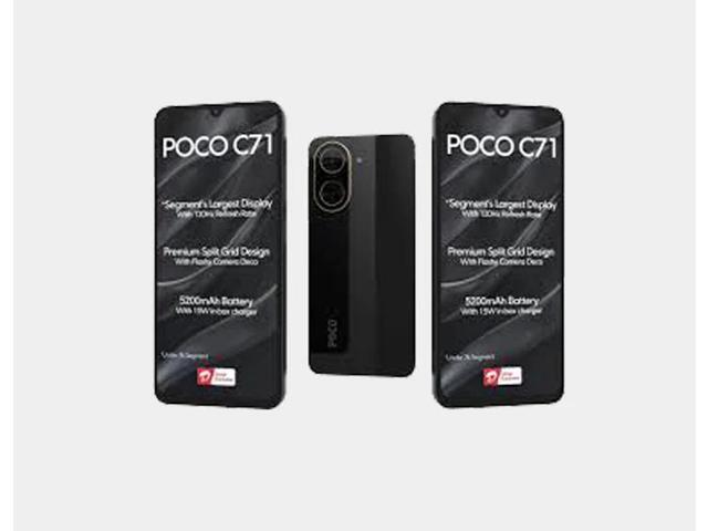 NeweggBusiness - Xiaomi Poco C71 4G 128GB ROM 4GB RAM Dual SIM GSM