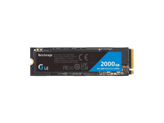 NeweggBusiness - Nextorage Japan 2TB NVMe M.2 2280 PCIe Gen.4 Internal SSD Read Speed up to 7400MB/s Write Speed Up to 6400 MB/s (G LE Series) NeweggBusiness - Nextorage Japan 2TB NVMe M.2 2280 PCIe Gen.4 Internal SSD Read Speed up to 7400MB/s Write Speed Up to 6400 MB/s (G LE Series)