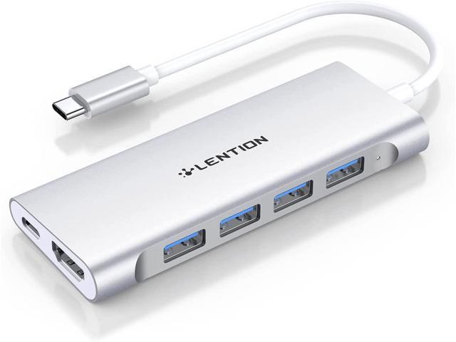 Cable Matters 3 Port USB C Hub with Ethernet (USB C to Ethernet Hub) - Thunderbolt  3 Port Compatible with MacBook Pro, Dell XPS 13, 15, HP Spectre x360,  Surface Pro, Yoga 910 and More 