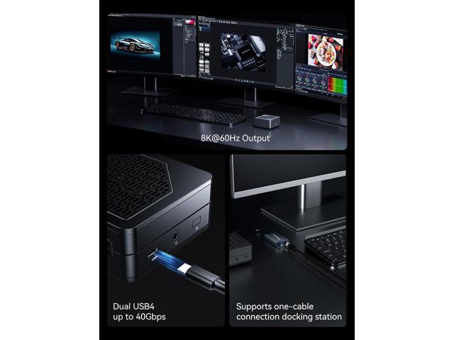 NeweggBusiness - MINISFORUM EM780 Mini PC AMD Ryzen 7 7840U LPDDR5