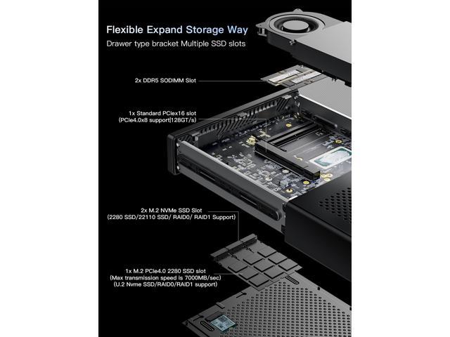 NeweggBusiness - MINISFORUM MS-01 Mini Workstation Core i9-13900H