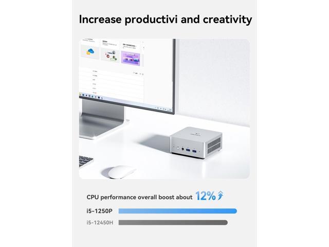NeweggBusiness - MINISFORUM Venus Series UN1250 Mini PC Core i5