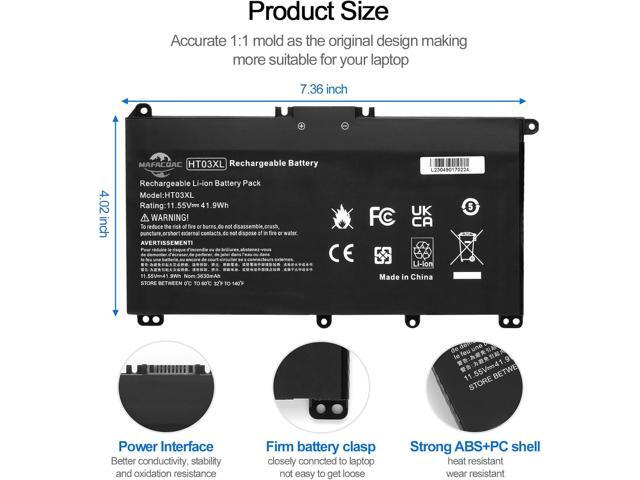 NeweggBusiness - HT03XL L11119-855 Laptop Battery: Replacement for
