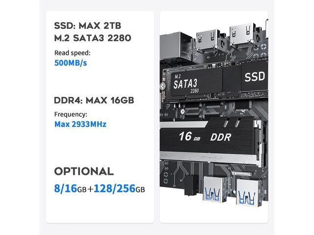 NeweggBusiness - Beelink Mini S Intel 11th Gen N5095 Mini PC