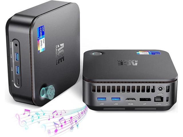 NeweggBusiness - Mini PC with Speaker, Intel i7 11390H(4C/8T