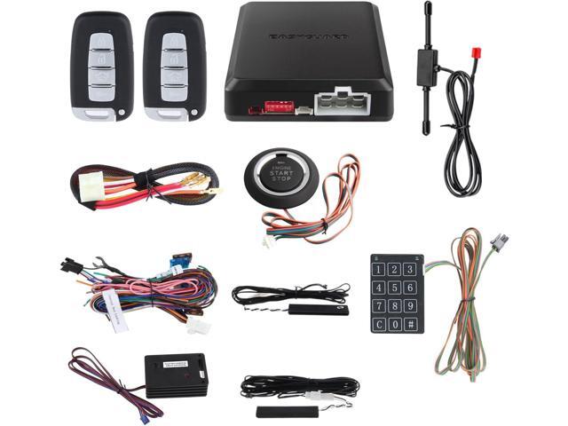 Keyless Entry Car Alarm Security System 2 Keys Fob Remote Control Door Lock 12V