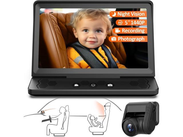 NeweggBusiness - Baby Car Camera HD 1440P Recording, 5