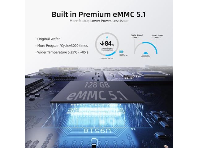 MeLE Quieter3C Fanless Mini PC Windows 11 Pro, Celeron N5105 16GB 512GB,  Mini Desktop Computer 4K HDMI HDR, Industrial PC Auto Power, Micro PC  Support