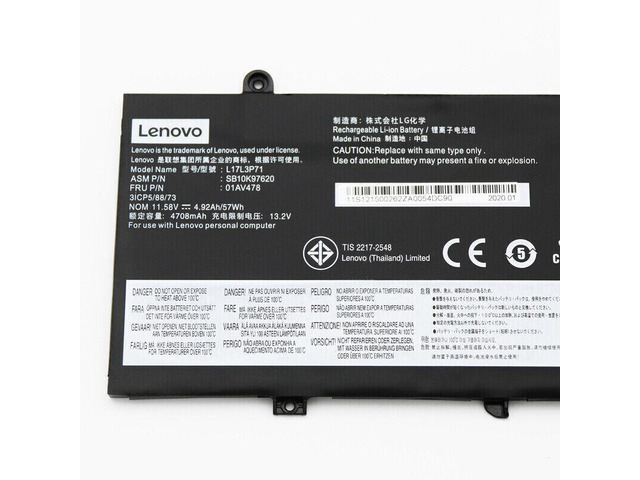 NeweggBusiness - Genuine Battery 01AV478 For Lenovo ThinkPad T480s