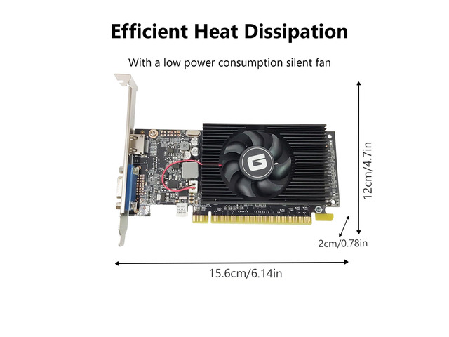NeweggBusiness - Glorto GeForce GT 610 2G DDR3 Low Profile