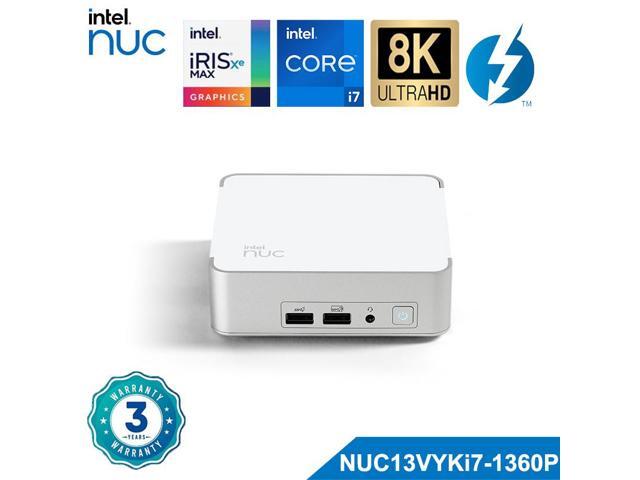 NeweggBusiness - Intel NUC 13 Pro White Vivid Canyon NUC13VYKi7