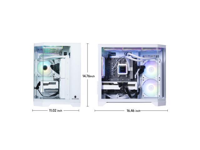 NeweggBusiness - VTG white Gaming Desktop PC , Ryzen5 9600X