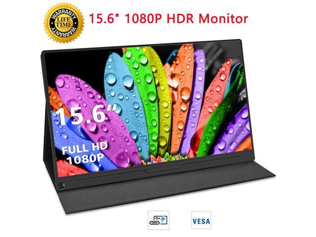 15.6 1920x1080 Full HD IPS Portable Monitor 1080p HDR with Mini HDMI x 2 /  3.5mm