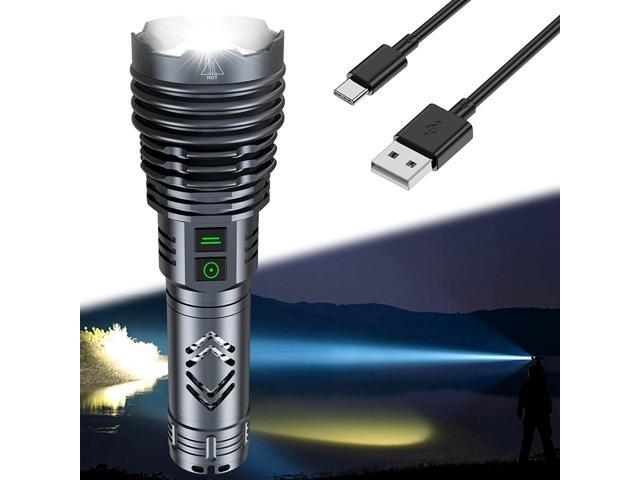 cable rechargeable flashlights 2000 Lumen Flashlight or embarking on a hunting expedition Small Rechargeable Flashlight with USB