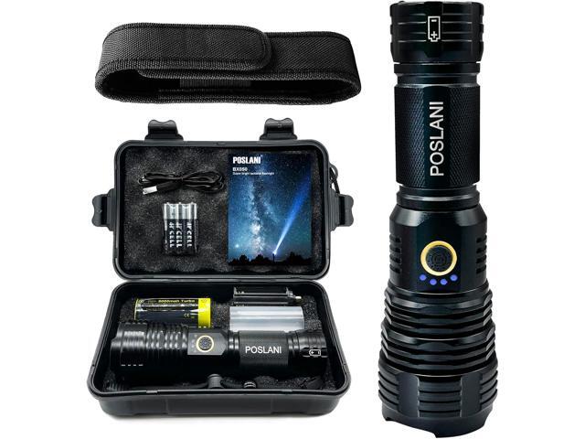 NeweggBusiness - Poslani flashlights LED high lumens Rechargeable