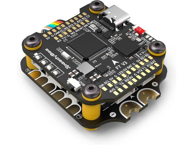 SpeedyBee V3 F7 Flight Controller Stack: 30x30 Drone FC Stack With 4in1 50a Esc Bl32 Wireless Betaflight Configuration Blackboxsolder Free Plugswifibluetooth For 3 6s 4 5 Fpv Drone Cinelifter