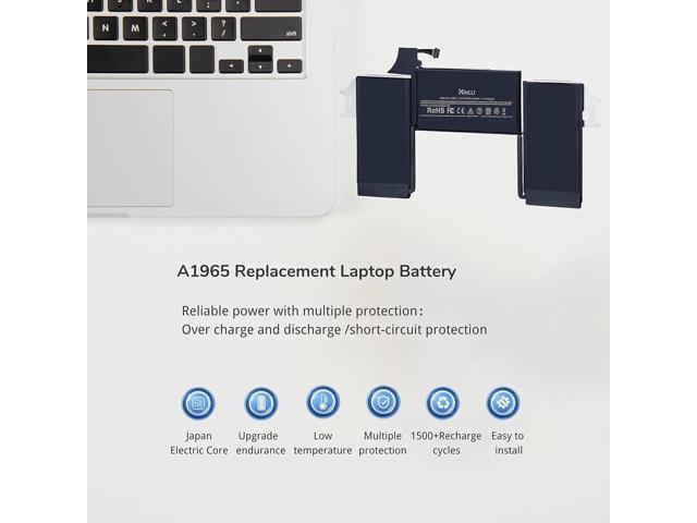 ASMARK Macbook Air A2179 バッテリー 交換 適用 13インチ 2020 A1965