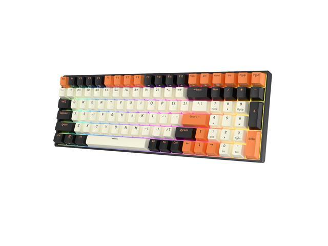 RK ROYAL KLUDGE RK100 selling 2.4G Wireless/Bluetooth/Wired RGB Mechanical Keyboard, 100