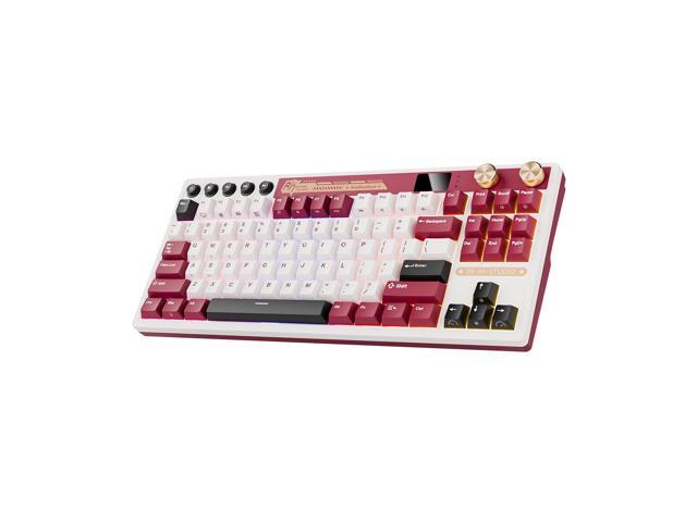 NeweggBusiness - RK ROYAL KLUDGE M87 Wireless Gaming Keyboard, 75
