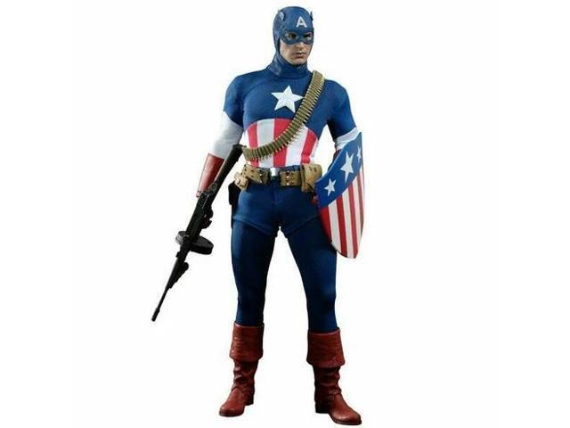 アメコミ Hot Toys CAPTAIN AMERICA STAR SPANGLED NeweggBusiness - Figure Hot Toys MMS205 - Marvel Comics - Captain