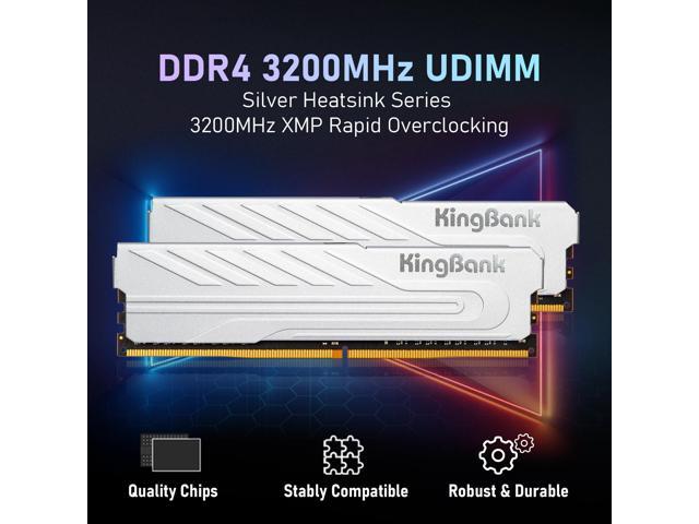 NeweggBusiness - KingBank Computer Desktop Memory Ram DDR4 32GB (2