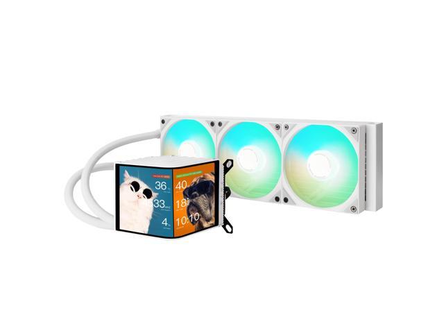 NeweggBusiness - TRYX Panorama 360 ARGB White 360mm AIO 6.5 NeweggBusiness - TRYX Panorama 360 ARGB White 360mm AIO 6.5