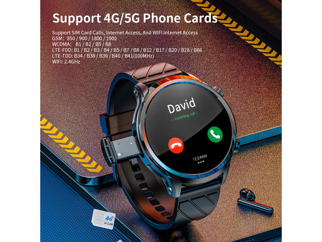 NeweggBusiness - LOKMAT APPLLP 8 PRO 4g Smart Watch 1.85 HD Large